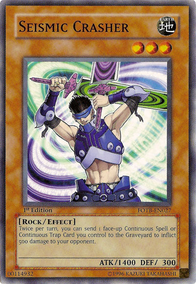 Seismic Crasher [FOTB-EN027] Common | Gear Gaming Fayetteville