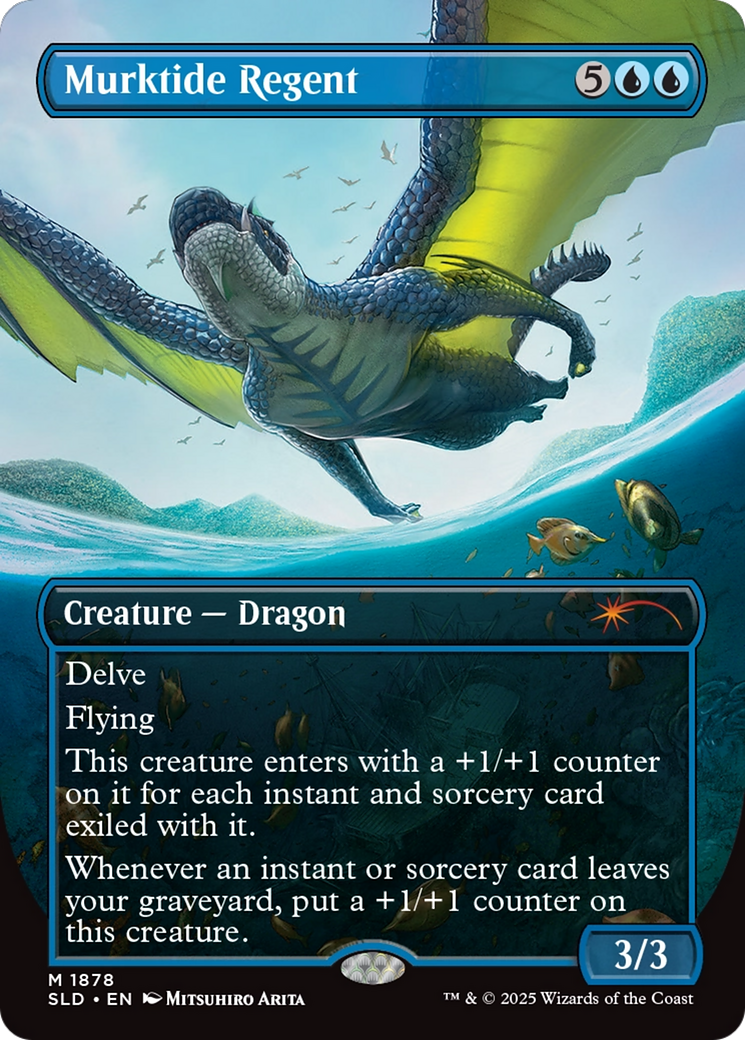 Murktide Regent (Rainbow Foil) [Secret Lair Drop Series] | Gear Gaming Fayetteville