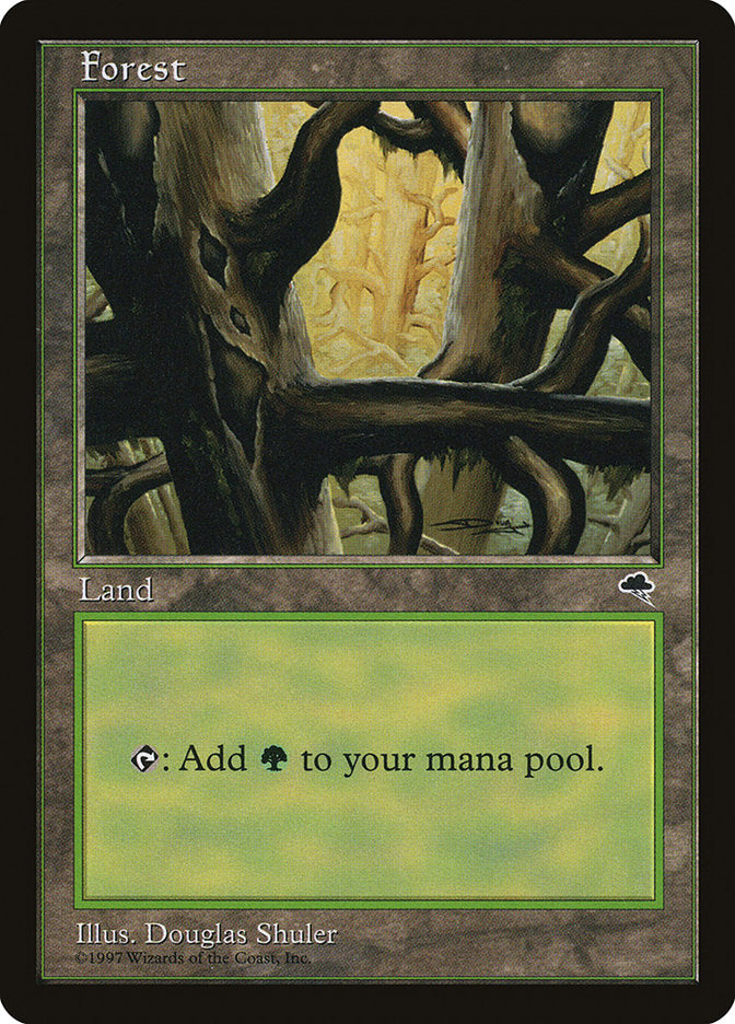 Forest (Black Signature) [Tempest] | Gear Gaming Fayetteville