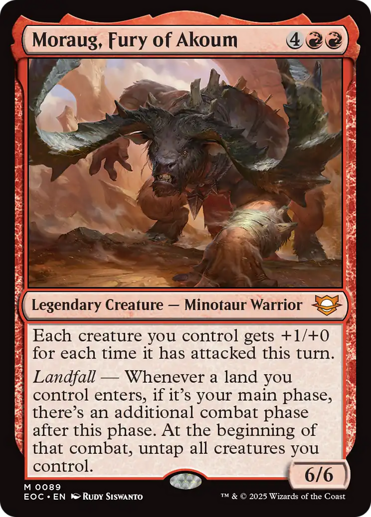 Moraug, Fury of Akoum [Edge of Eternities Commander] | Gear Gaming Fayetteville