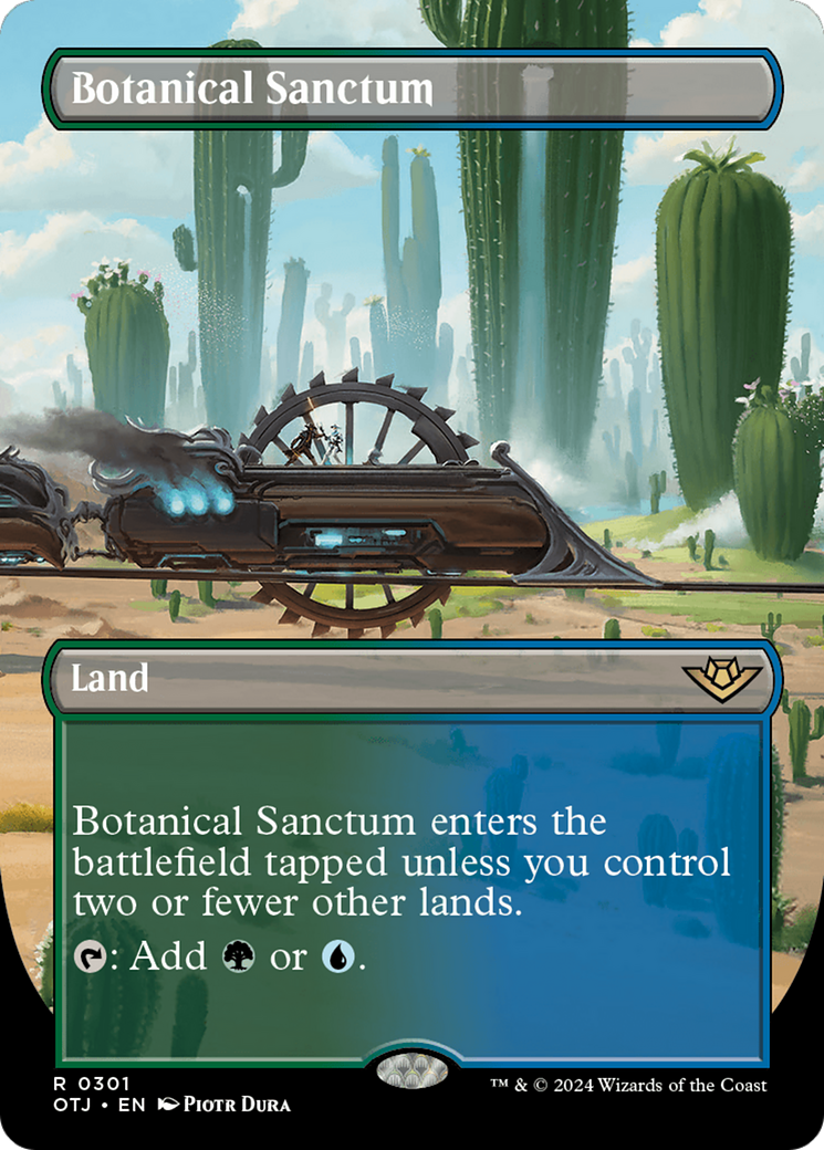 Botanical Sanctum (Borderless) [Outlaws of Thunder Junction] | Gear Gaming Fayetteville