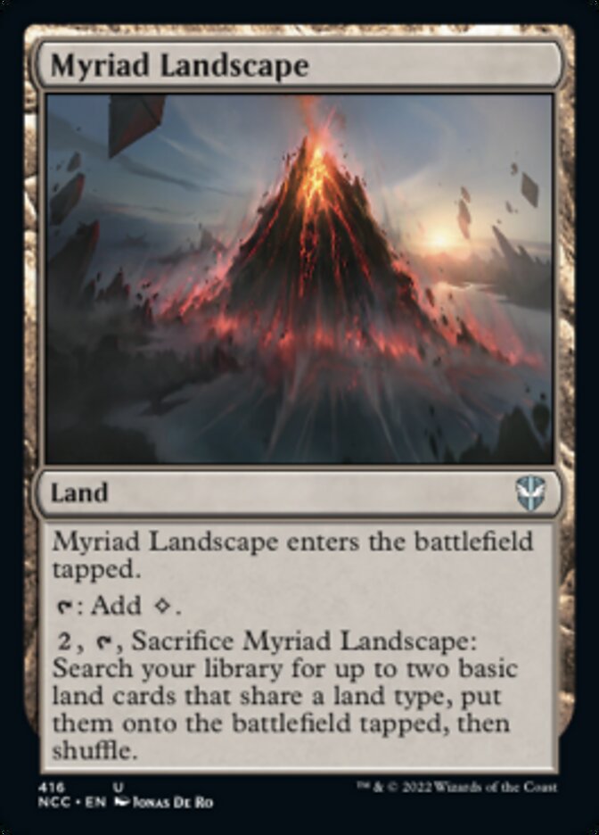 Myriad Landscape [Streets of New Capenna Commander] | Gear Gaming Fayetteville