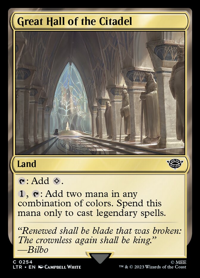 Great Hall of the Citadel [The Lord of the Rings: Tales of Middle-Earth] | Gear Gaming Fayetteville