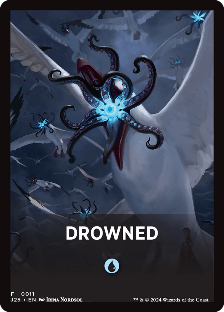 Drowned Theme Card [Foundations Jumpstart Front Cards] | Gear Gaming Fayetteville