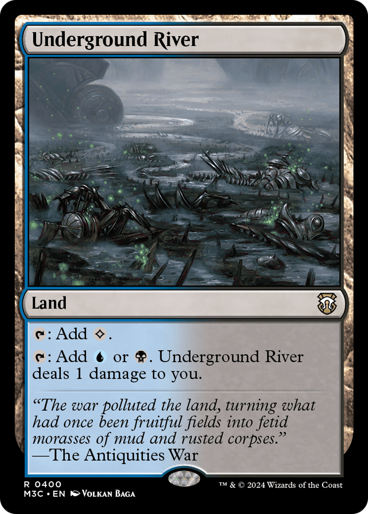 Underground River (Ripple Foil) [Modern Horizons 3 Commander] | Gear Gaming Fayetteville