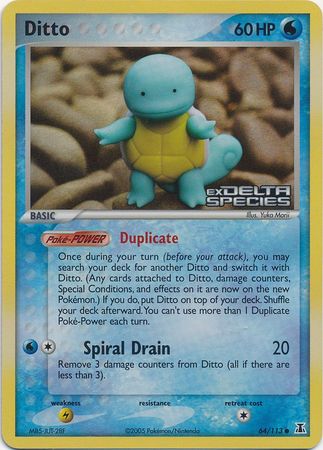 Ditto (64/113) (Stamped) [EX: Delta Species] | Gear Gaming Fayetteville