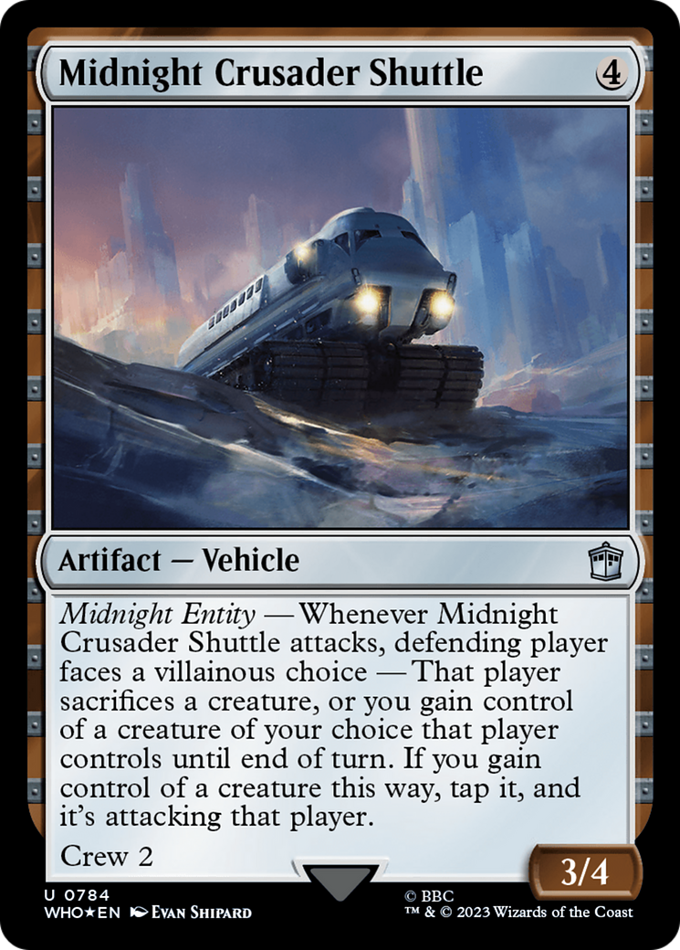 Midnight Crusader Shuttle (Surge Foil) [Doctor Who] | Gear Gaming Fayetteville