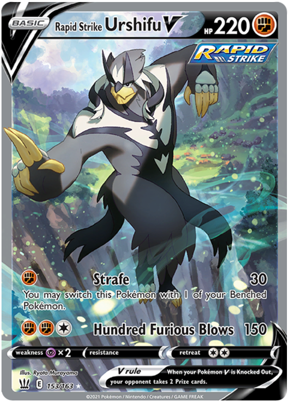 Rapid Strike Urshifu V (153/163) [Sword & Shield: Battle Styles] | Gear Gaming Fayetteville