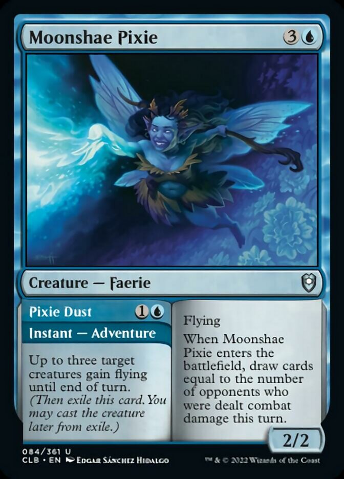 Moonshae Pixie // Pixie Dust [Commander Legends: Battle for Baldur's Gate] | Gear Gaming Fayetteville