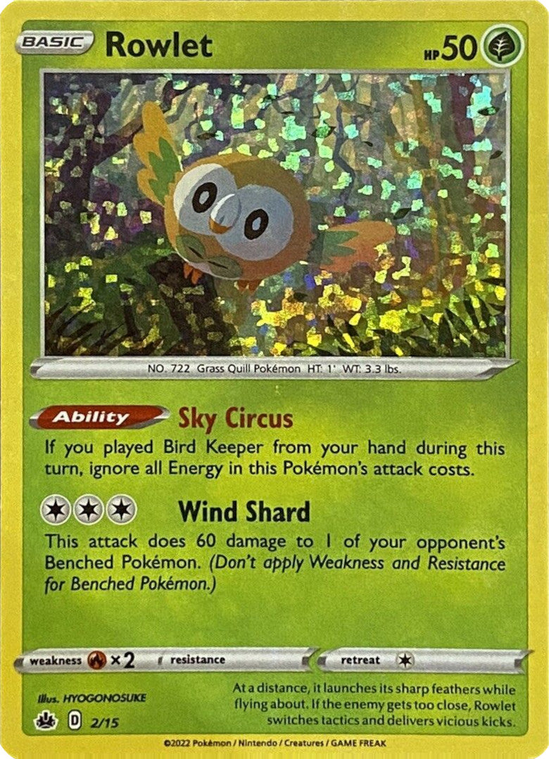 Rowlet (2/15) [McDonald's Promos: Match Battle] | Gear Gaming Fayetteville
