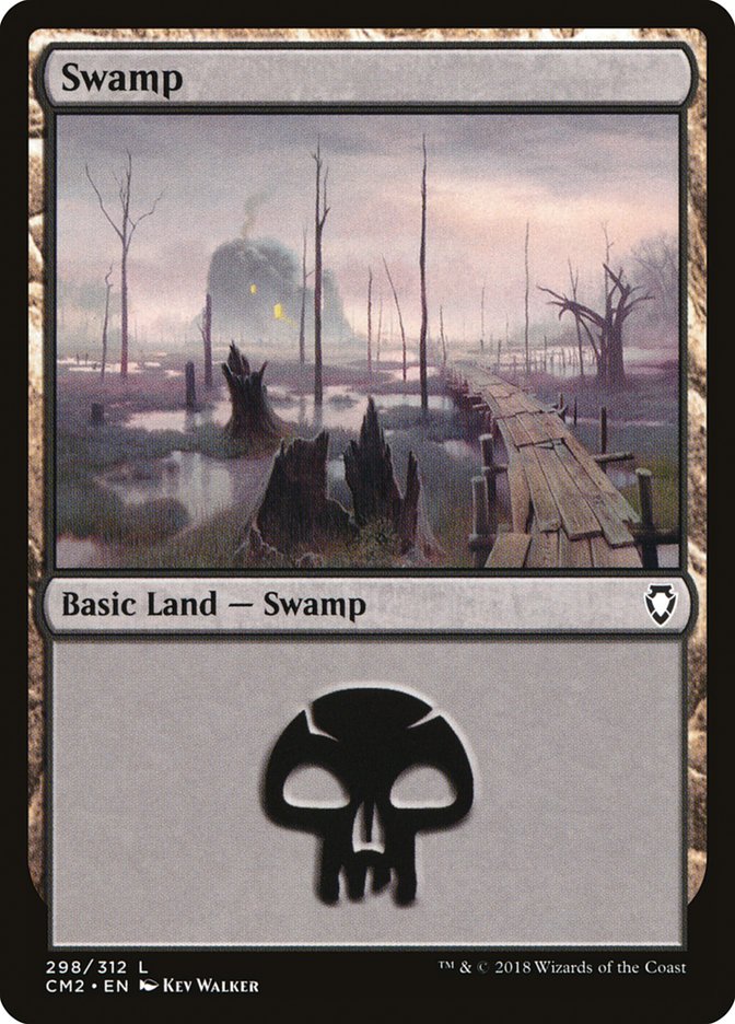 Swamp (298) [Commander Anthology Volume II] | Gear Gaming Fayetteville