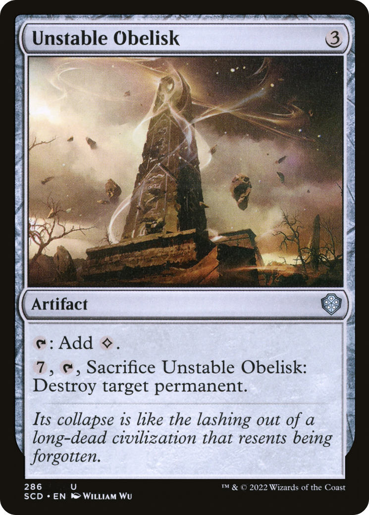 Unstable Obelisk [Starter Commander Decks] | Gear Gaming Fayetteville
