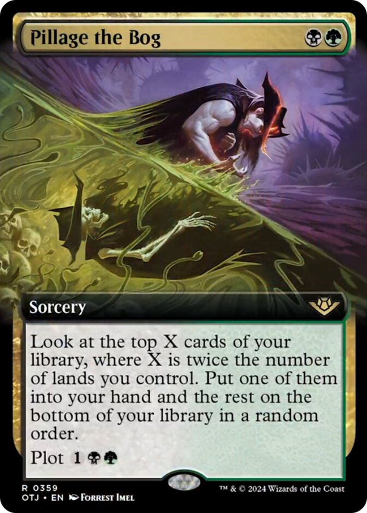 Pillage the Bog (Extended Art) [Outlaws of Thunder Junction] | Gear Gaming Fayetteville