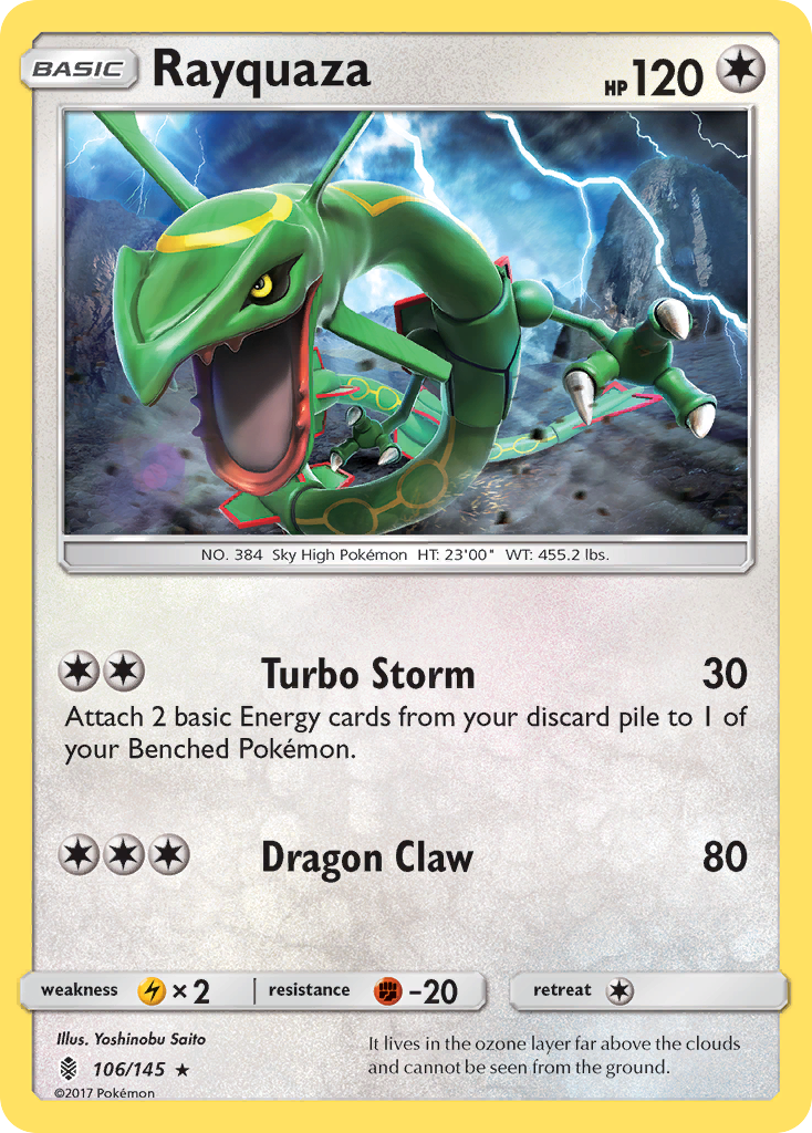 Rayquaza (106/145) [Sun & Moon: Guardians Rising] | Gear Gaming Fayetteville