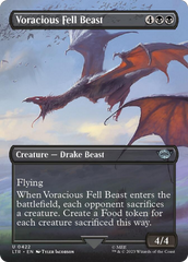 Voracious Fell Beast (Borderless Alternate Art) [The Lord of the Rings: Tales of Middle-Earth] | Gear Gaming Fayetteville