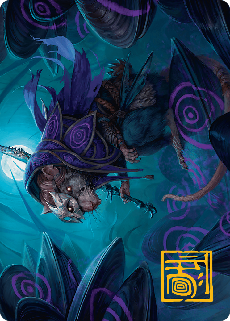 Nightwhorl Hermit Art Card (Gold-Stamped Signature) [Bloomburrow Art Series] | Gear Gaming Fayetteville