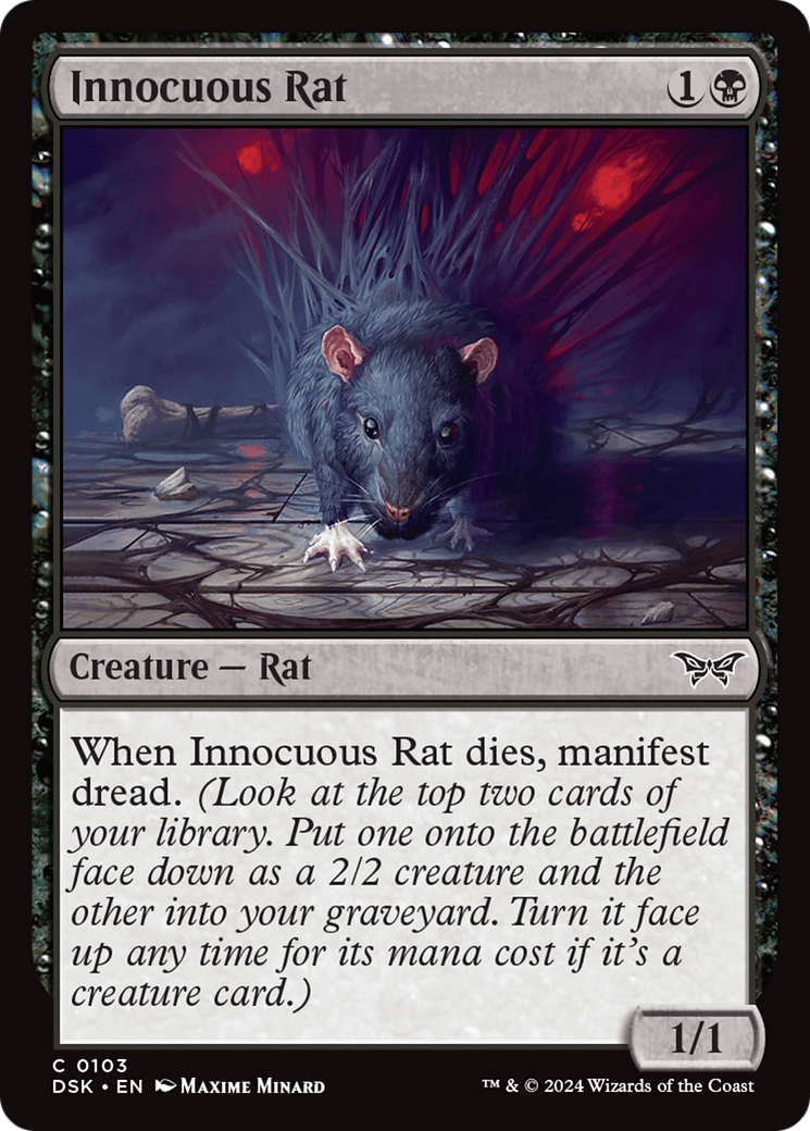 Innocuous Rat [Duskmourn: House of Horror] | Gear Gaming Fayetteville