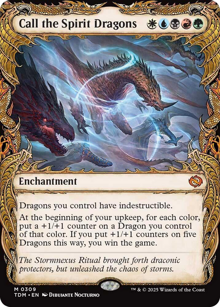 Call the Spirit Dragons (Showcase) [Tarkir: Dragonstorm] | Gear Gaming Fayetteville