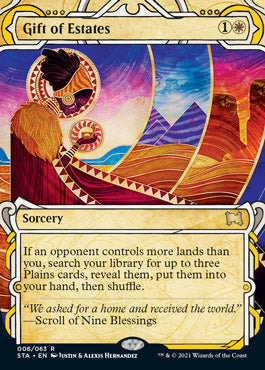 Gift of Estates (Foil Etched) [Strixhaven: Mystical Archive] | Gear Gaming Fayetteville