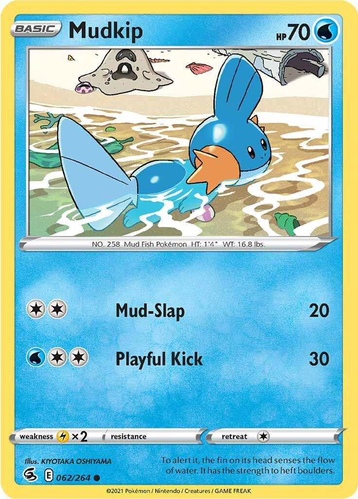 Mudkip (062/264) [Sword & Shield: Fusion Strike] | Gear Gaming Fayetteville