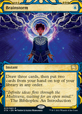 Brainstorm (Foil Etched) [Strixhaven: School of Mages Mystical Archive] | Gear Gaming Fayetteville