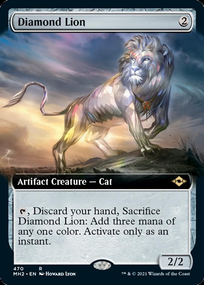 Diamond Lion (Extended Art) [Modern Horizons 2] | Gear Gaming Fayetteville