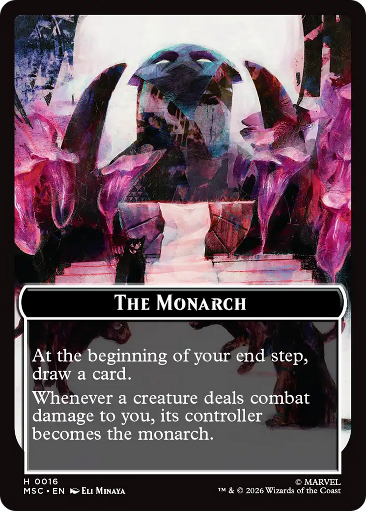 The Monarch (016) // Vibranium (015) Double-Sided Token [Marvel Super Heroes Commander Tokens] | Gear Gaming Fayetteville