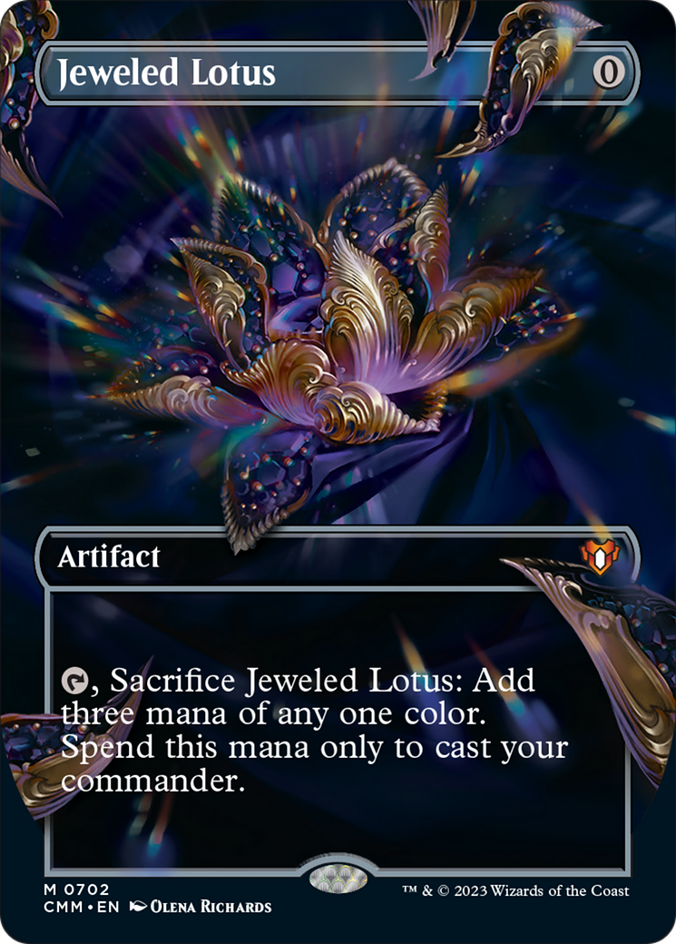 Jeweled Lotus (Borderless Frame Break) [Commander Masters] | Gear Gaming Fayetteville