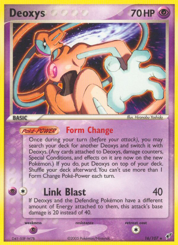 Deoxys (16/107) [EX: Deoxys] | Gear Gaming Fayetteville