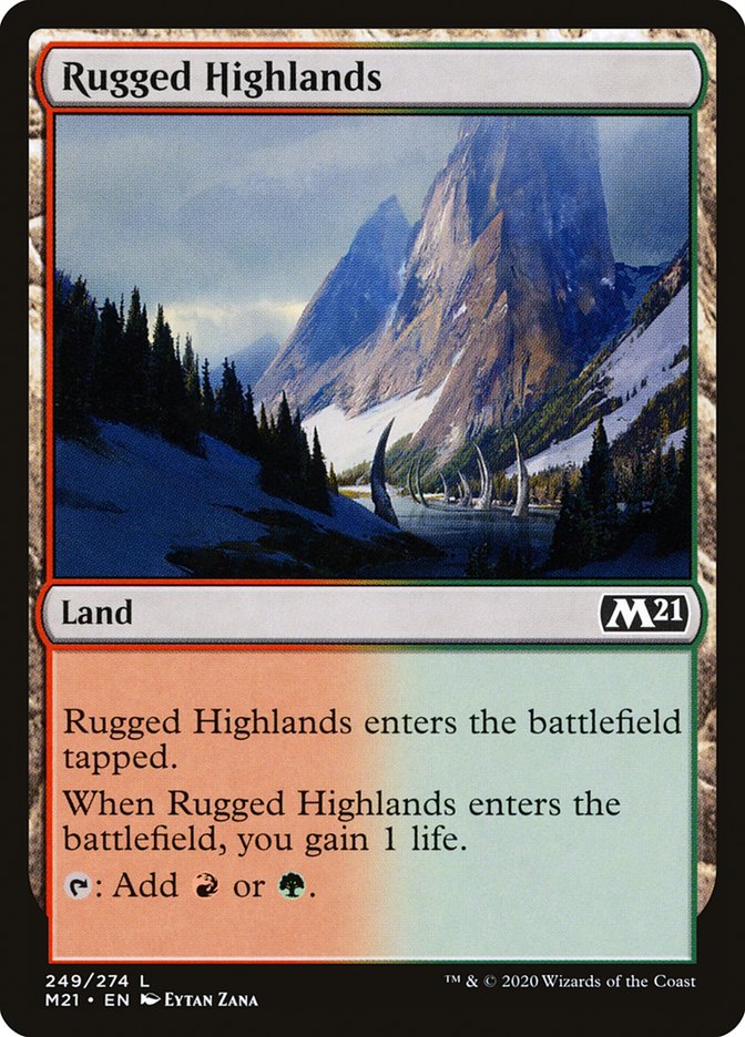 Rugged Highlands [Core Set 2021] | Gear Gaming Fayetteville
