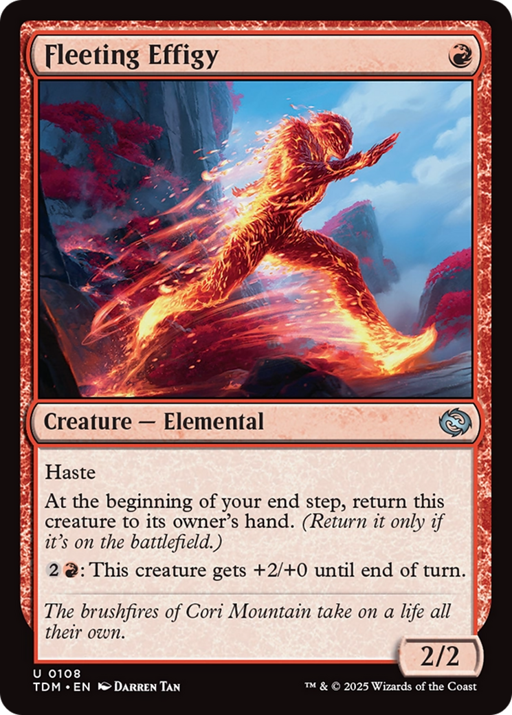Fleeting Effigy [Tarkir: Dragonstorm] | Gear Gaming Fayetteville