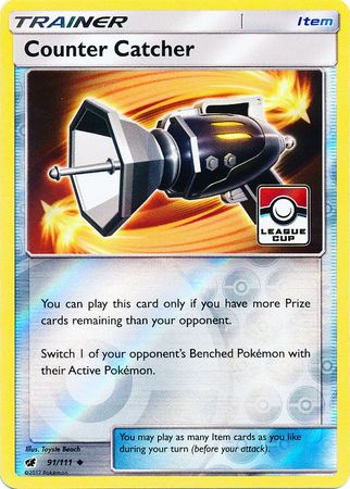 Counter Catcher (91/111) (League Promo) [Sun & Moon: Crimson Invasion] | Gear Gaming Fayetteville