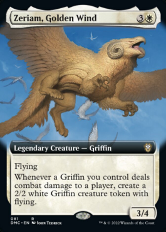 Zeriam, Golden Wind (Extended Art) [Dominaria United Commander] | Gear Gaming Fayetteville