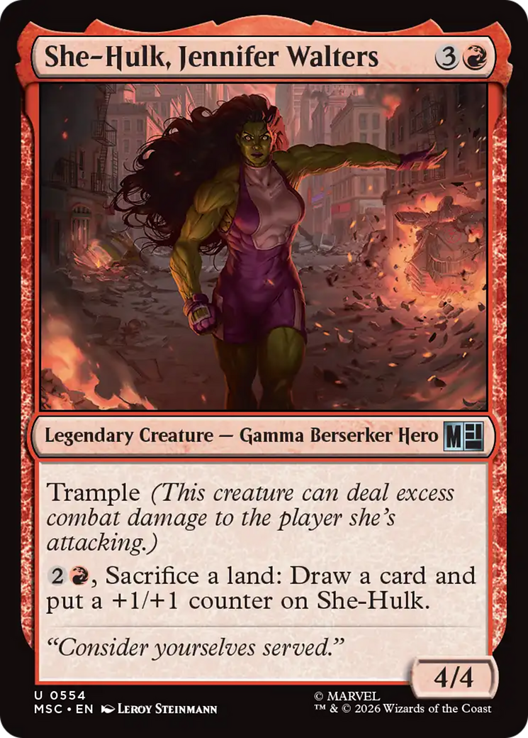 She-Hulk, Jennifer Walters [Marvel Super Heroes Commander] | Gear Gaming Fayetteville