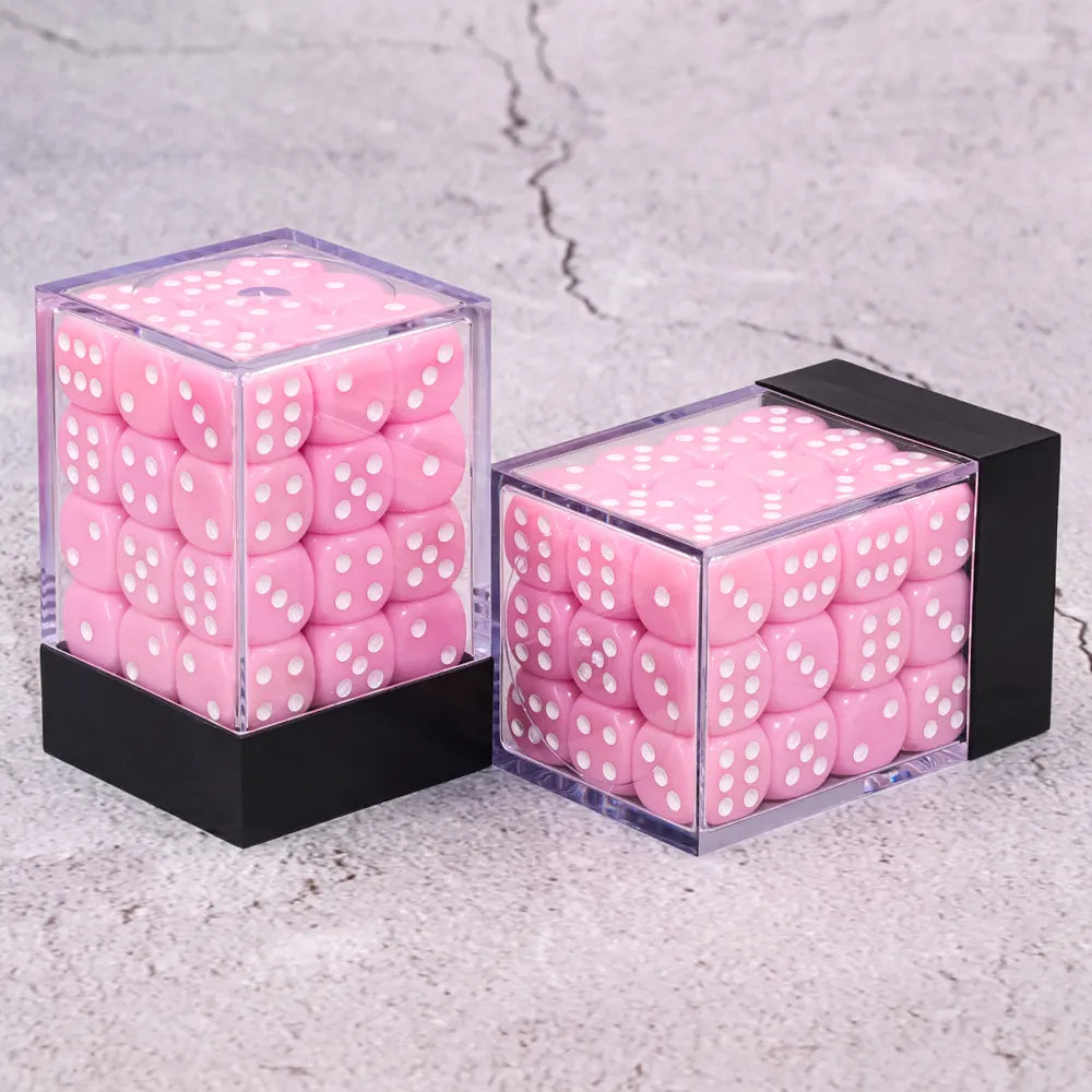 Opaque Pink 12mm D6 block of 36 dice | Gear Gaming Fayetteville