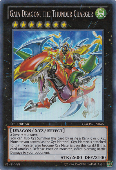 Gaia Dragon, the Thunder Charger [GAOV-EN046] Super Rare | Gear Gaming Fayetteville