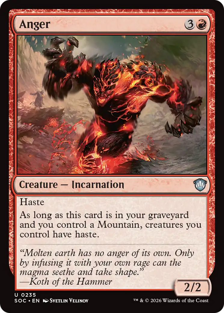 Anger [Secrets of Strixhaven Commander] | Gear Gaming Fayetteville
