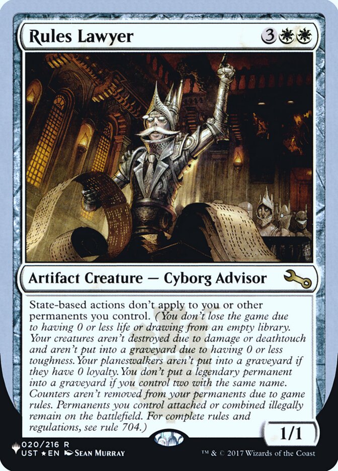 Rules Lawyer (Unfinity Foil Edition) [The List] | Gear Gaming Fayetteville