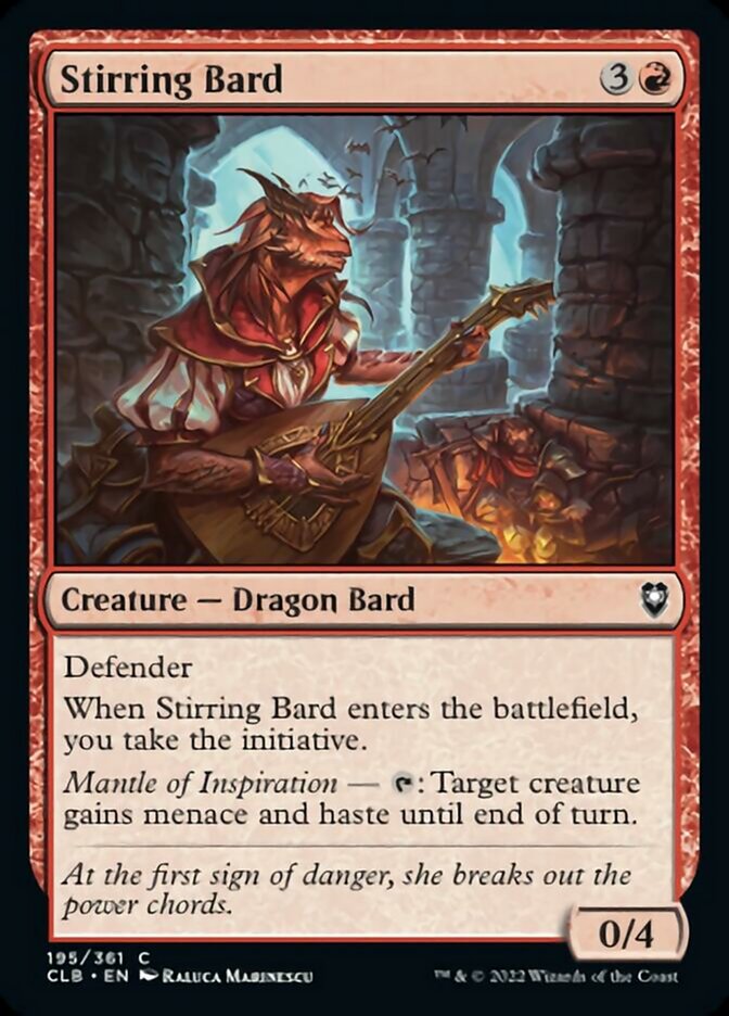 Stirring Bard [Commander Legends: Battle for Baldur's Gate] | Gear Gaming Fayetteville