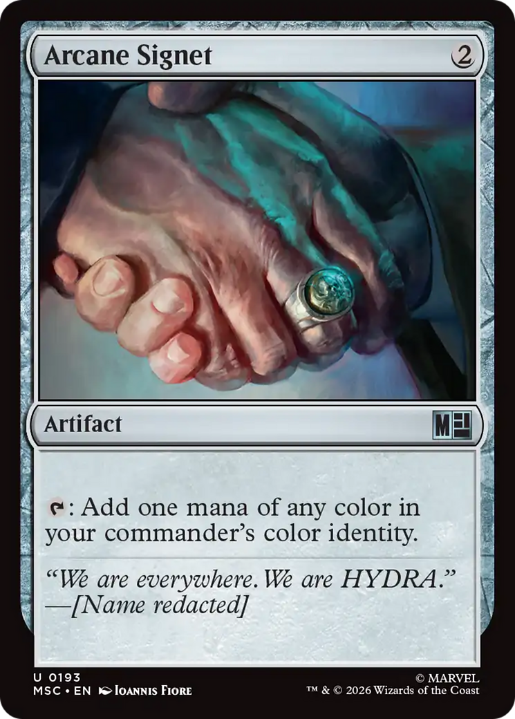 Arcane Signet (0193) (Surge Foil) [Marvel Super Heroes Commander] | Gear Gaming Fayetteville
