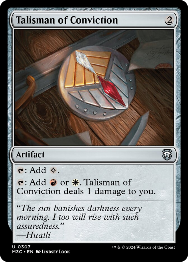 Talisman of Conviction [Modern Horizons 3 Commander] | Gear Gaming Fayetteville