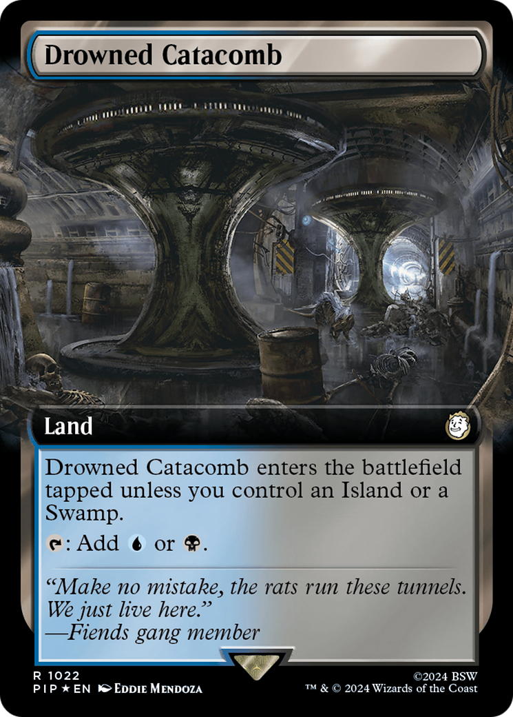 Drowned Catacomb (Extended Art) (Surge Foil) [Fallout] | Gear Gaming Fayetteville