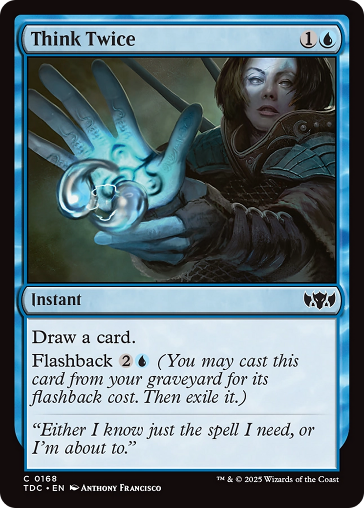 Think Twice [Tarkir: Dragonstorm Commander] | Gear Gaming Fayetteville