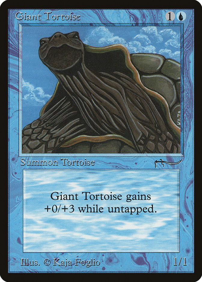 Giant Tortoise (Light Mana Cost) [Arabian Nights] | Gear Gaming Fayetteville