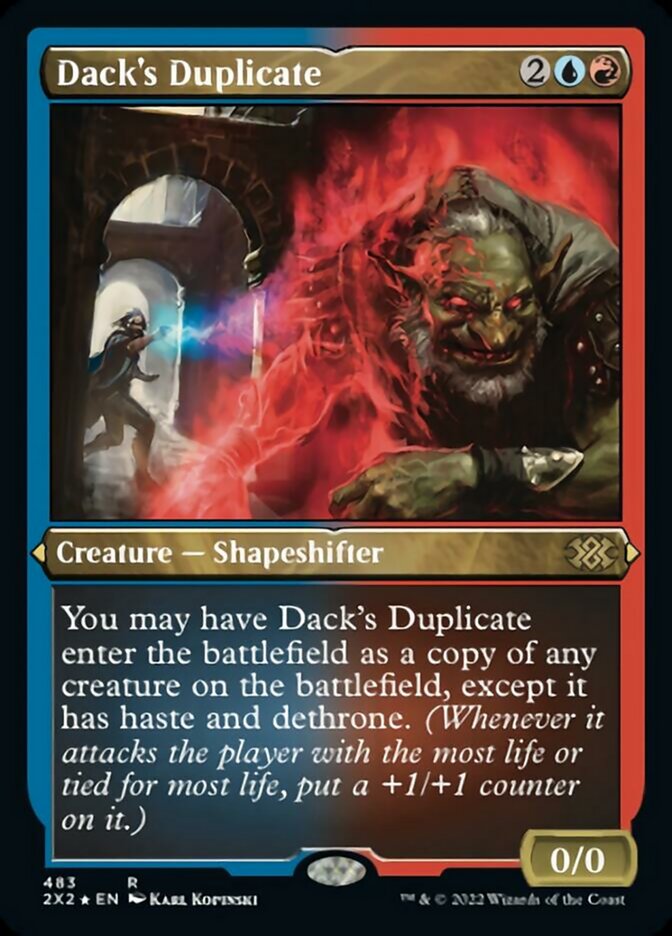 Dack's Duplicate (Foil Etched) [Double Masters 2022] | Gear Gaming Fayetteville