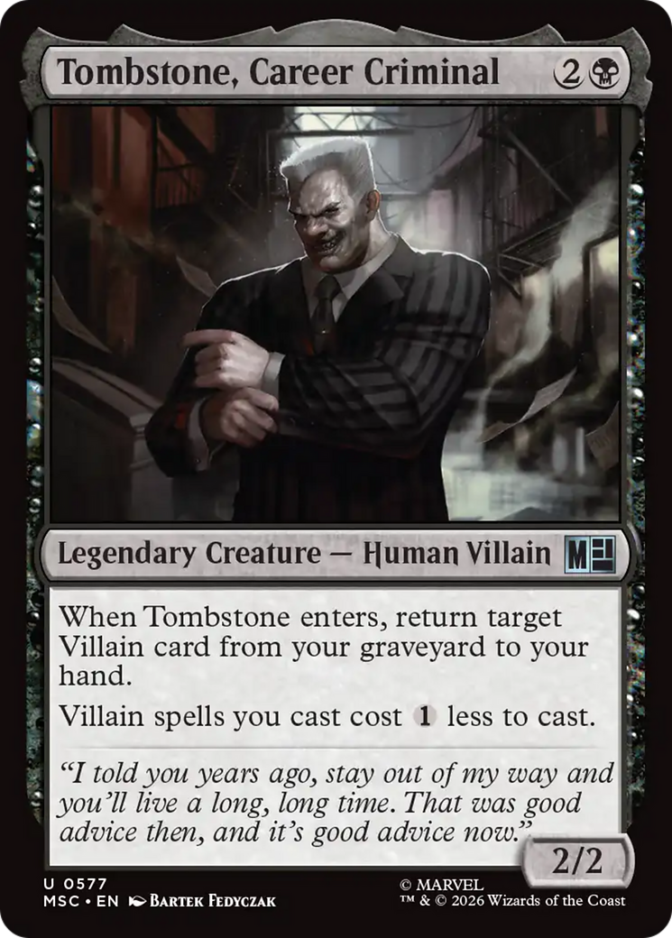 Tombstone, Career Criminal [Marvel Super Heroes Commander] | Gear Gaming Fayetteville