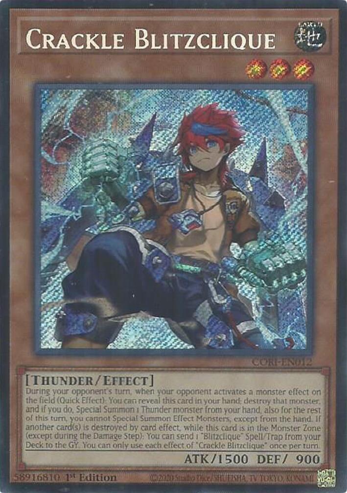 Crackle Blitzclique [CORI-EN012] Secret Rare | Gear Gaming Fayetteville