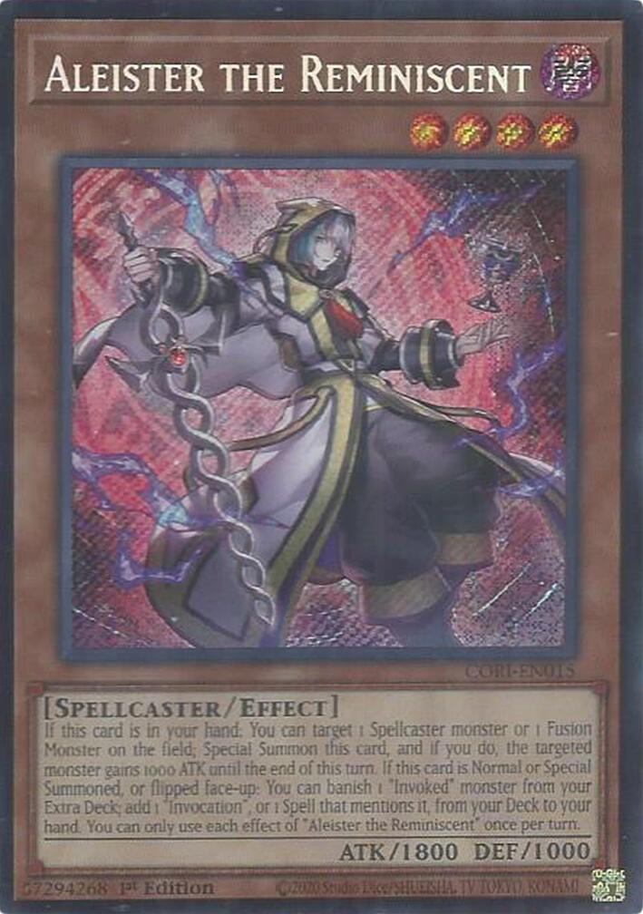 Aleister the Reminiscent [CORI-EN015] Secret Rare | Gear Gaming Fayetteville