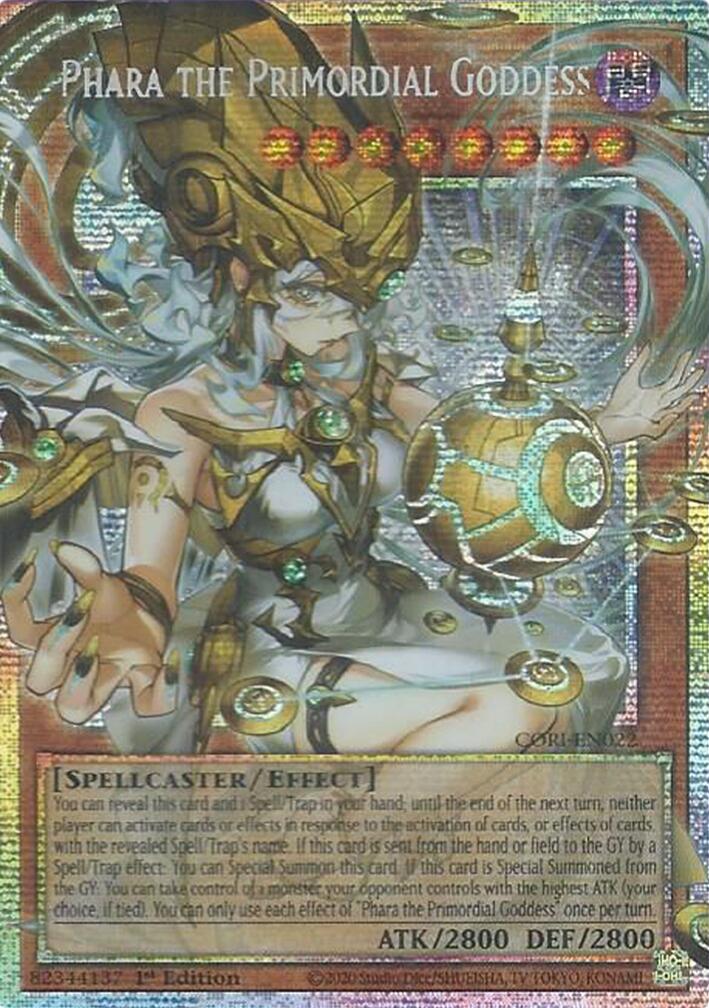 Phara the Primordial Goddess (Starlight Rare) (Extended Art) [CORI-EN022] Starlight Rare | Gear Gaming Fayetteville