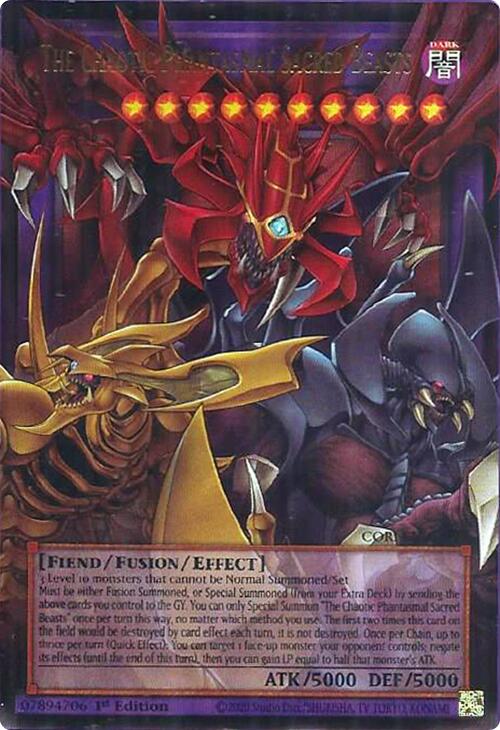 The Chaotic Phantasmal Sacred Beasts [CORI-EN029] Ultra Rare | Gear Gaming Fayetteville